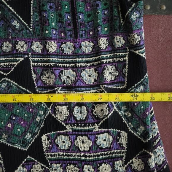 90s Vintage Stars Patterned Sleeveless Dress - Picture 13 of 14